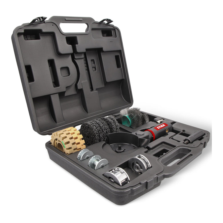 STIER Multi-Grinder Set 17-piece Set Plug Nipple 1/4 inch