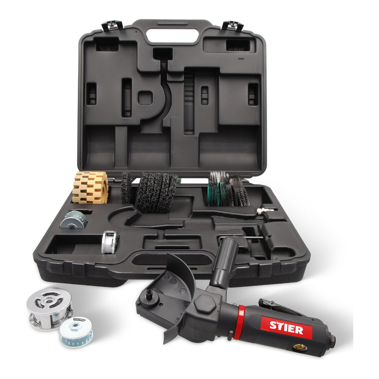 STIER Multi-Grinder Set 17-piece Set Plug Nipple 1/4 inch