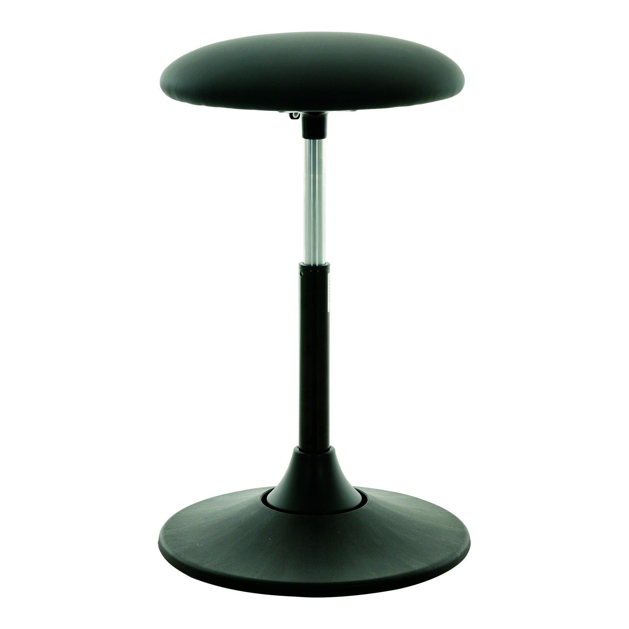 STIER Multibeweglicher Hocker ergonomisch höhenverstellbar schwarz Kunstleder