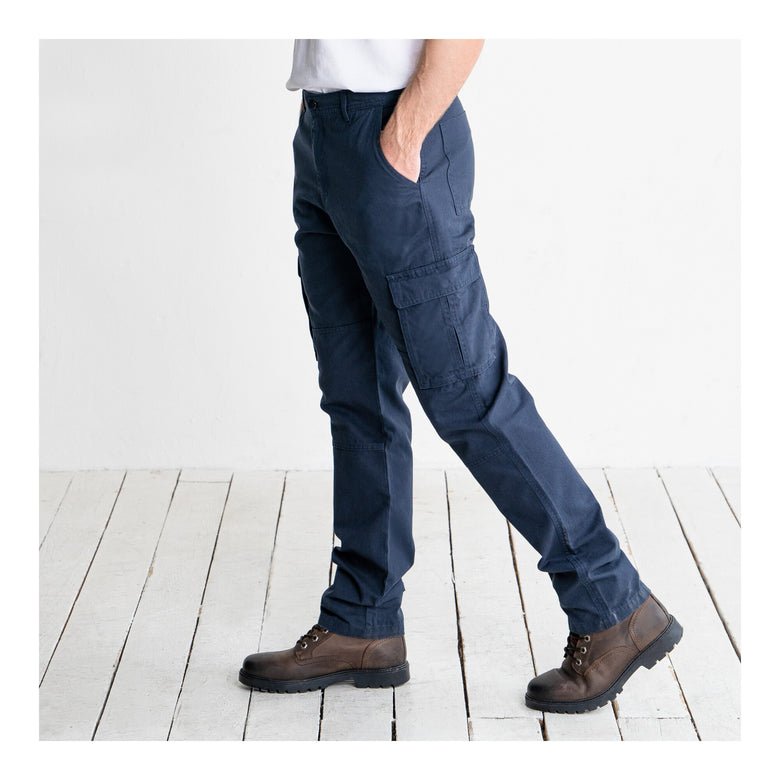 STIER Multipocket Cargo Pants essential bci cotton 30/32 Navy