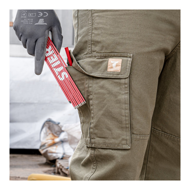 STIER Multipocket Cargo Pants essential bci cotton 34/34 Olive