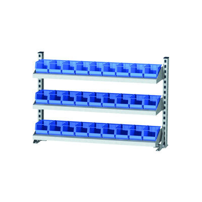 STIER multi-wall structure WxH 1000x650 mm 3 shelves 1000x220 mm