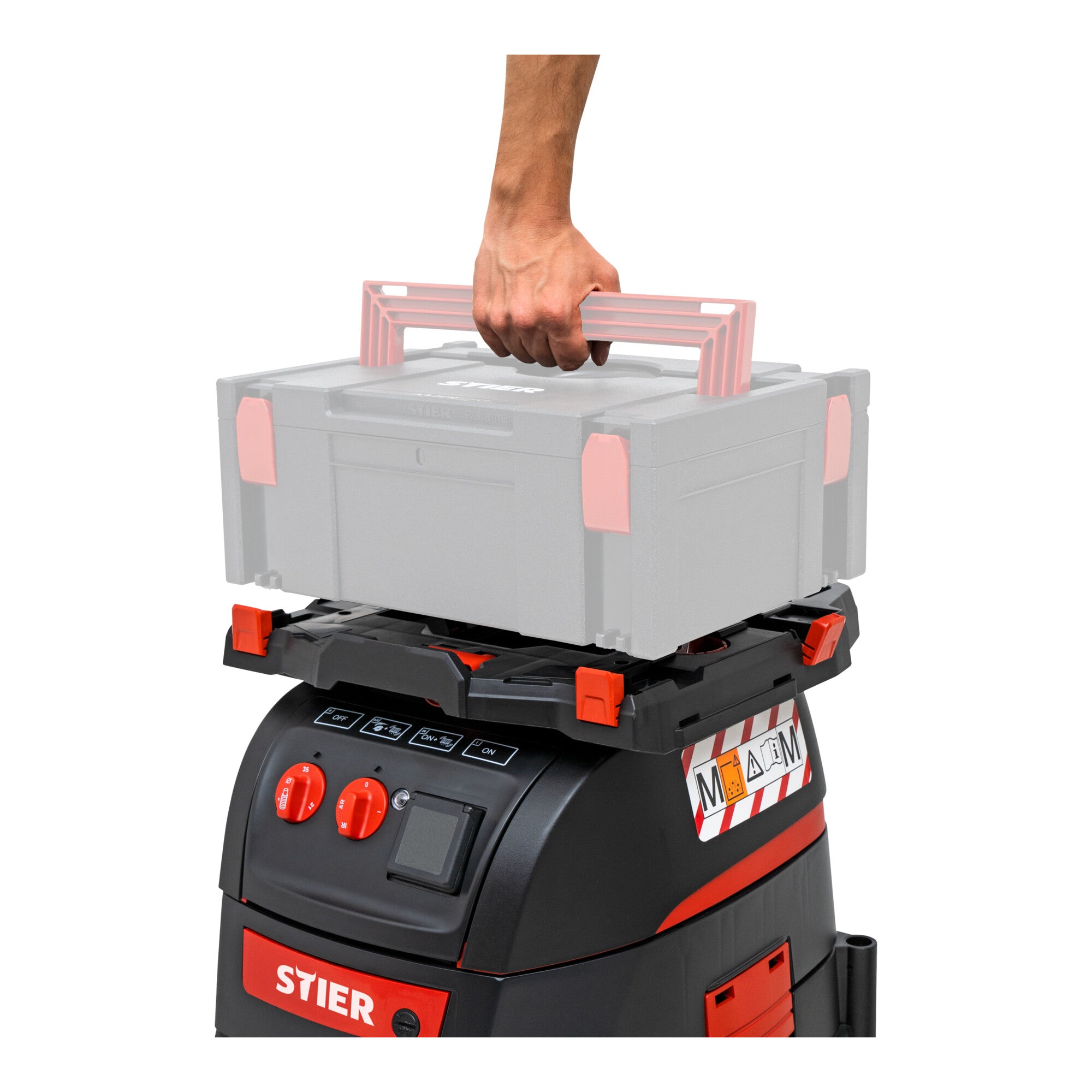 STIER Nass-Trockensauger ABS-35M Premium 1400W Impuls-Filterabreinigung