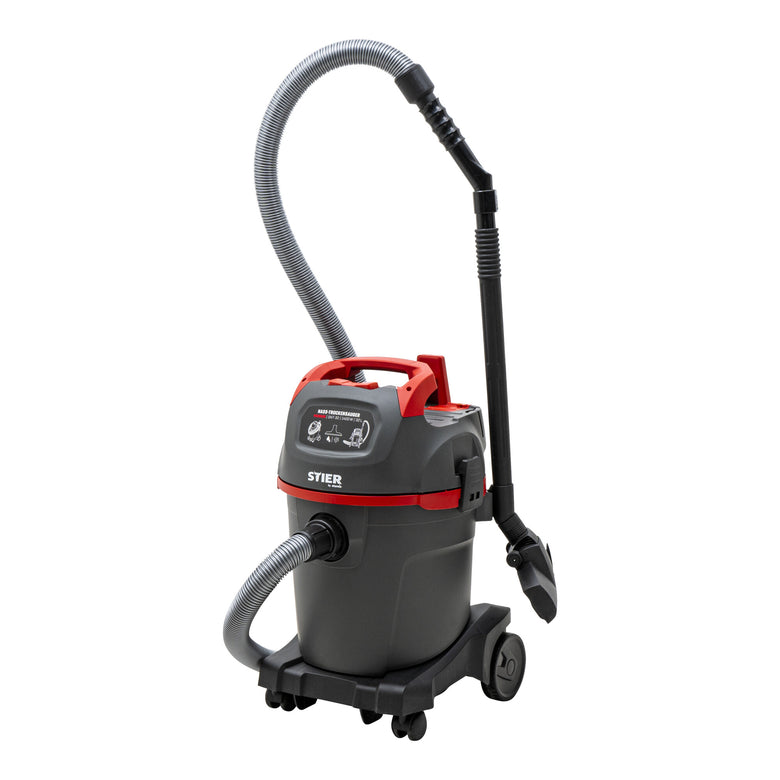 STIER Nass-Trockensauger SNT Premium 1400W Industriesauger Werkstattsauger