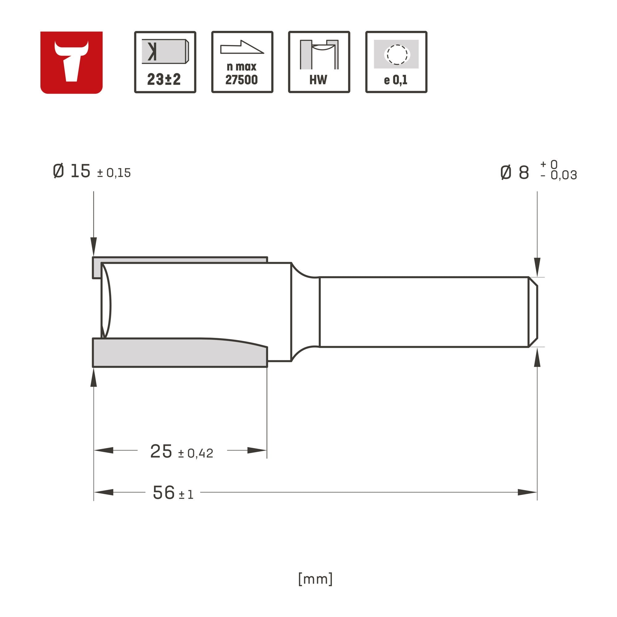 STIER grooving cutter