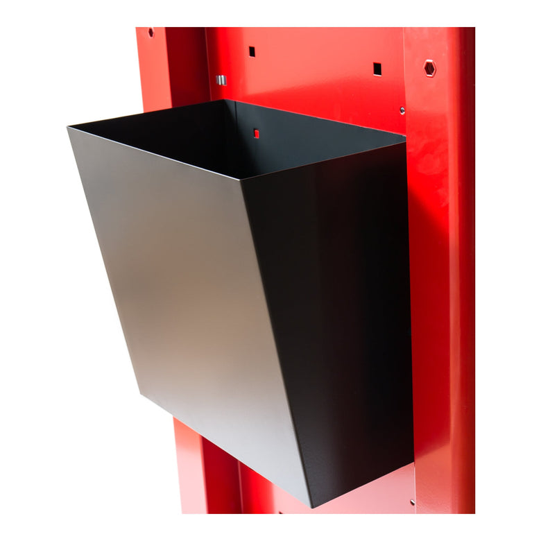 STIER wastepaper basket for the STIER workshop trolley empty color anthracite waste basket