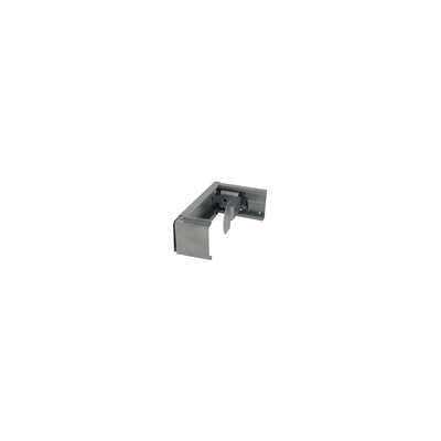 STIER PC holder silver, adjustable for all tables, height 33-54 cm, width 7-23 cm