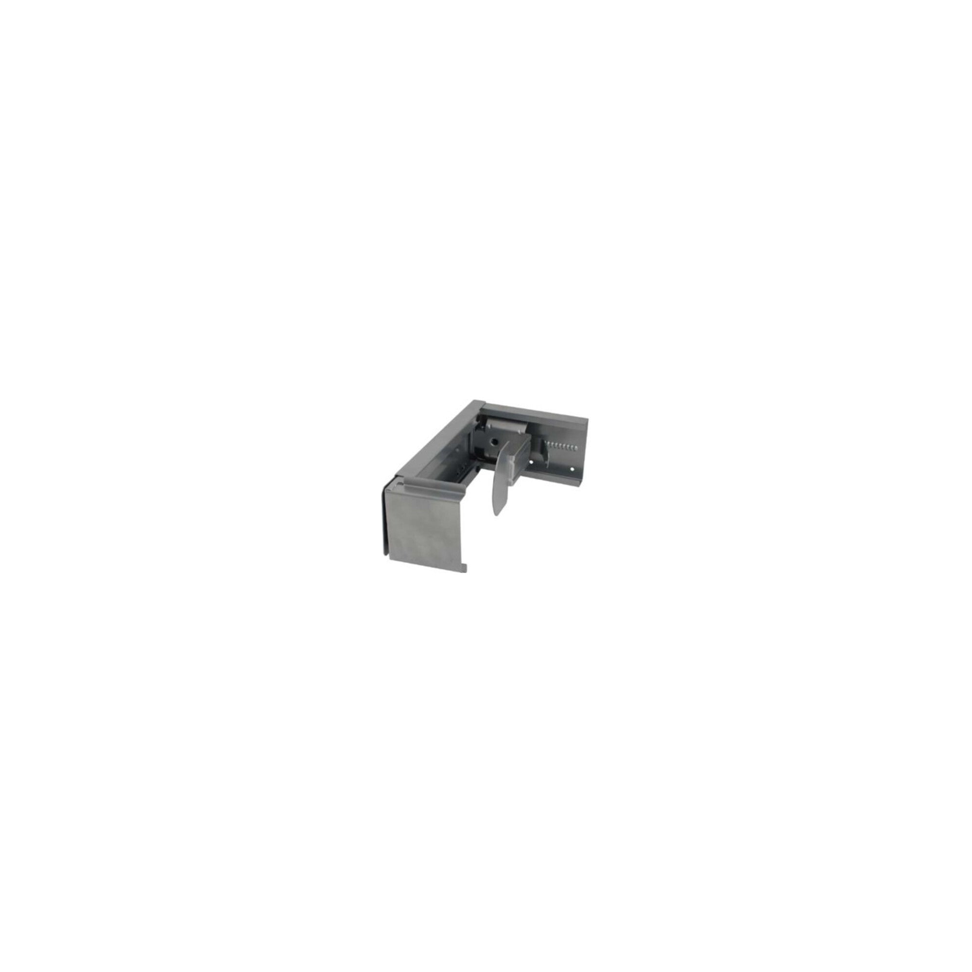 STIER PC holder silver, adjustable for all tables, height 33-54 cm, width 7-23 cm