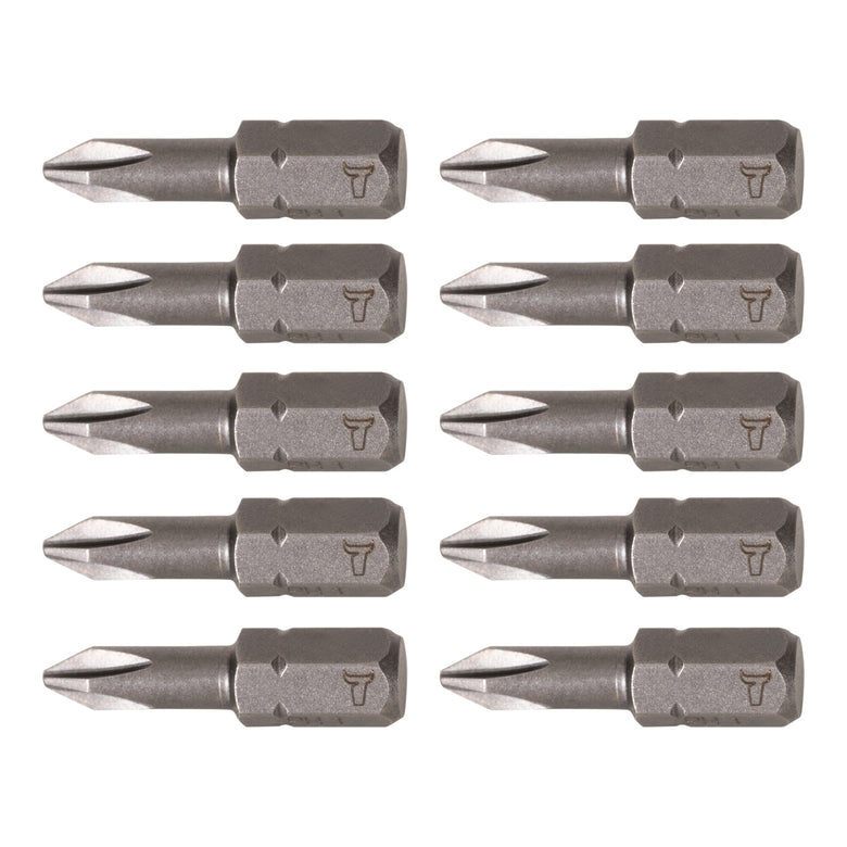 STIER Phillips-Bit PH 1 | PH 3 Form C 6,3 Länge 25 mm 10er Pack 10 Stk