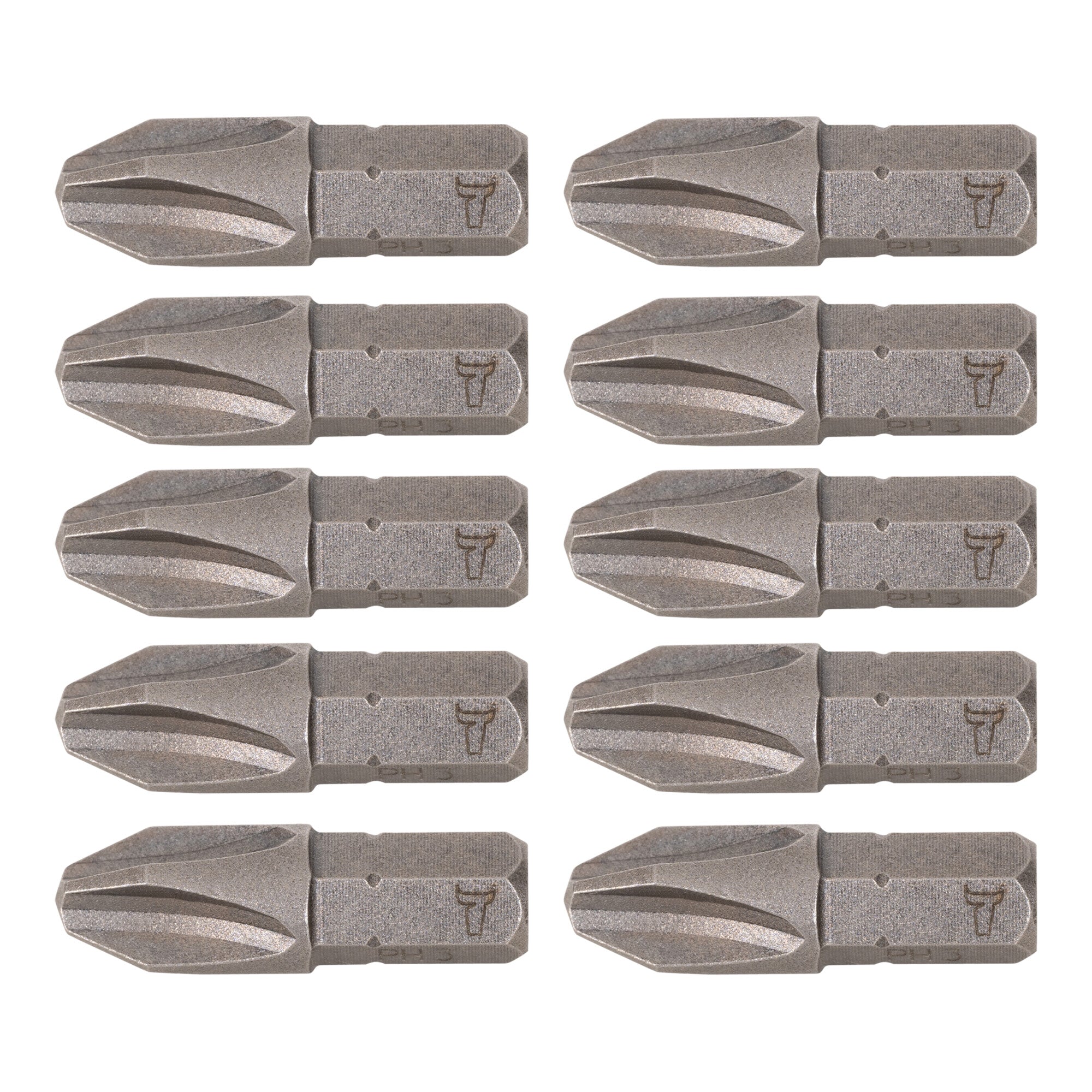 STIER Phillips-Bit PH 1 | PH 3 Form C 6,3 Länge 25 mm 10er Pack 10 Stk