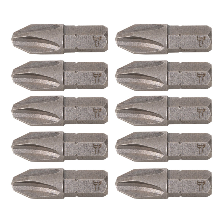 STIER Phillips-Bit PH 1 | PH 3 Form C 6,3 Länge 25 mm 10er Pack 10 Stk