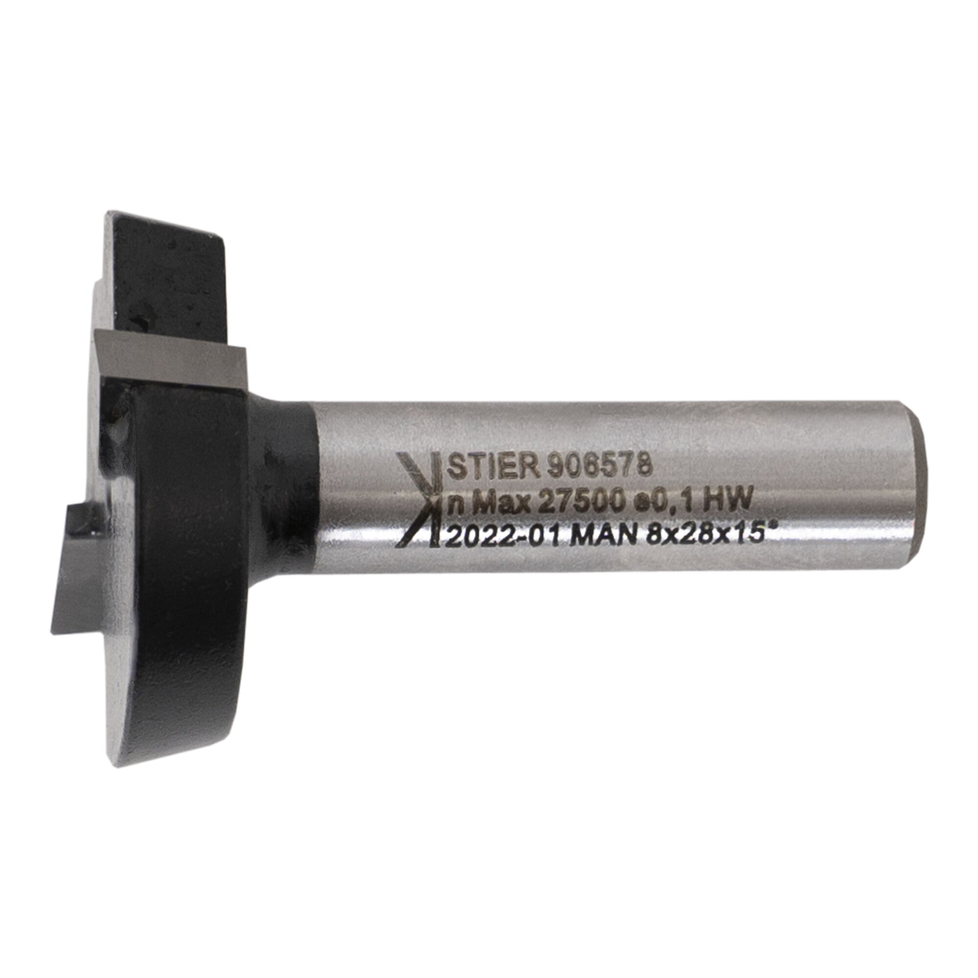 STIER face milling cutter HW 8 mm diameter 28 mm NL 7.5 mm 5 degrees