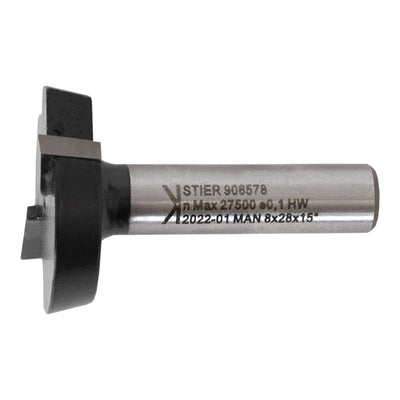 STIER face milling cutter HW 8 mm diameter 28 mm NL 7.5 mm 5 degrees