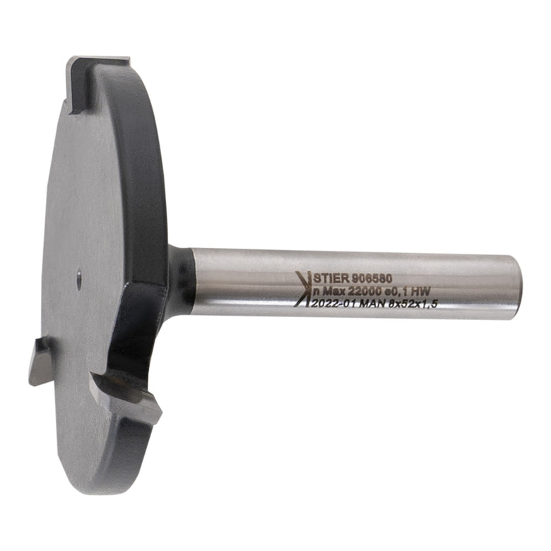 STIER face milling cutter HW 8 mm diameter 52 mm NL 8 mm R1.5