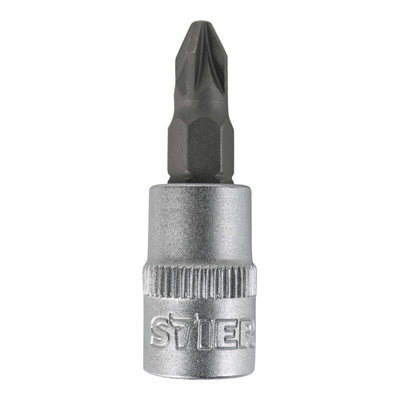 STIER Pozidriv-Bit-Steckschlüsseleinsatz 1/4" PZ 0 - 2 Stecknuss Steckschlüssel