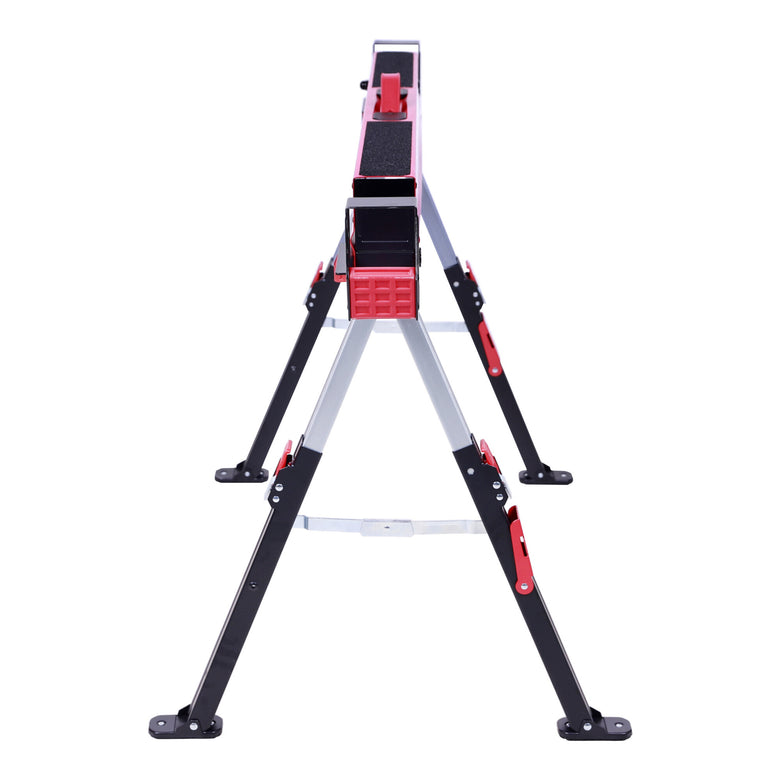 STIER Premium Klapp-Sägebock höhenverstellbar mit Spannmodul 590 kg