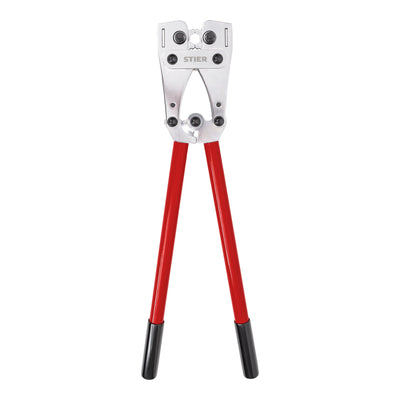 STIER crimping pliers 6-edge 6-120 mm² low-maintenance for cable lugs connectors