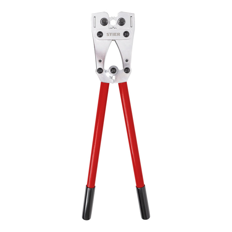 STIER crimping pliers 6-edge 6-120 mm² low-maintenance for cable lugs connectors