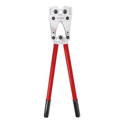 STIER crimping pliers 6-edge 6-120 mm² low-maintenance for cable lugs connectors
