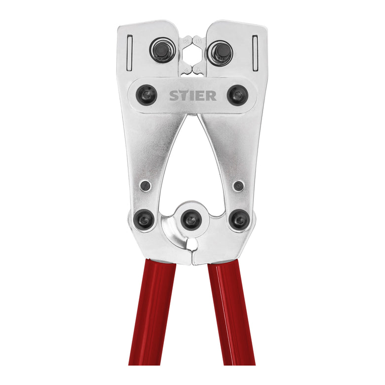 STIER crimping pliers 6-edge 6-120 mm² low-maintenance for cable lugs connectors