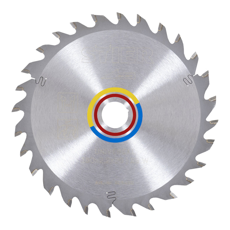 STIER professional circular saw blade universal 160mm 28 teeth cutting width 2.2mm for all