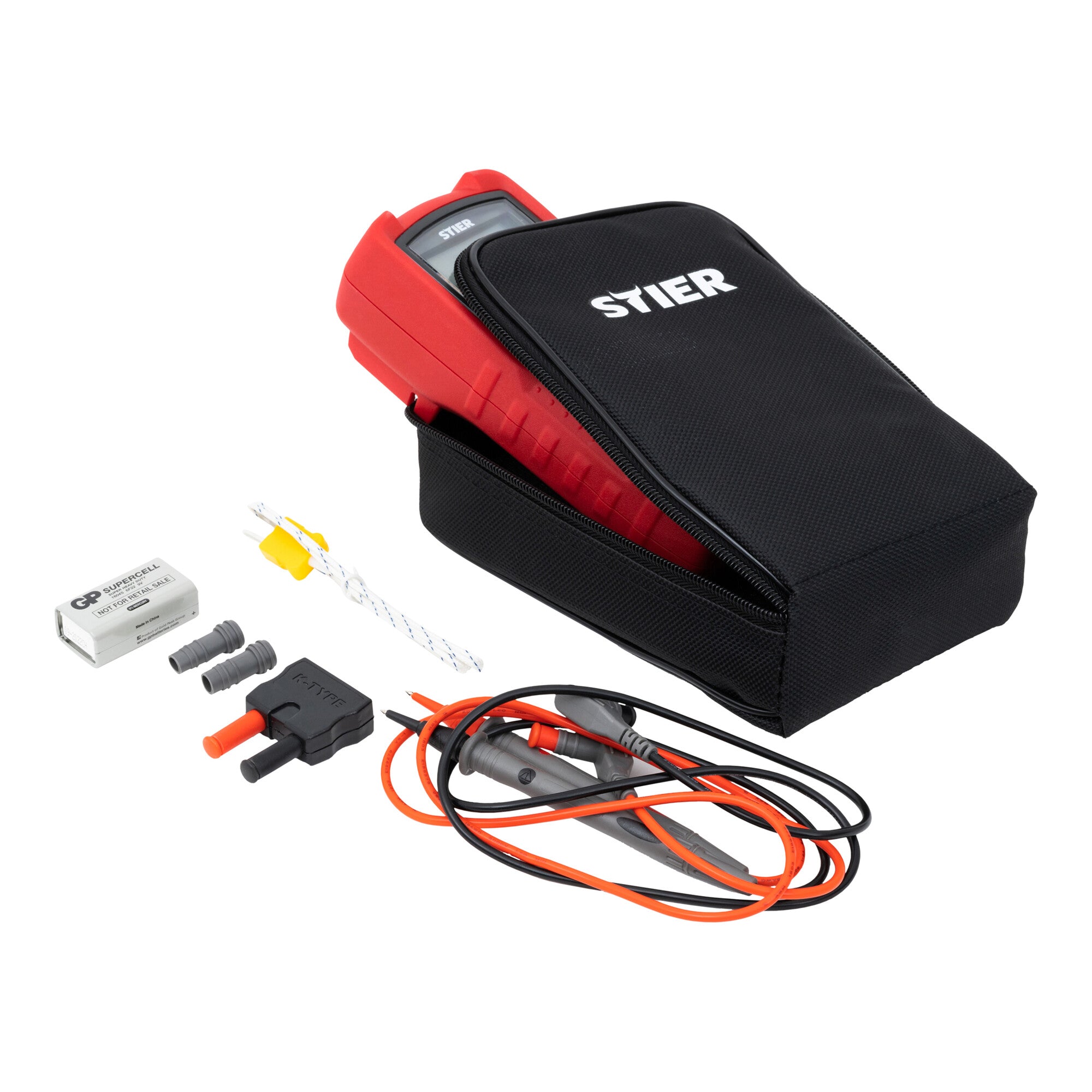 STIER professional digital multimeter 0.01mV - 1000V AC/DC waterproof CAT III 1000V