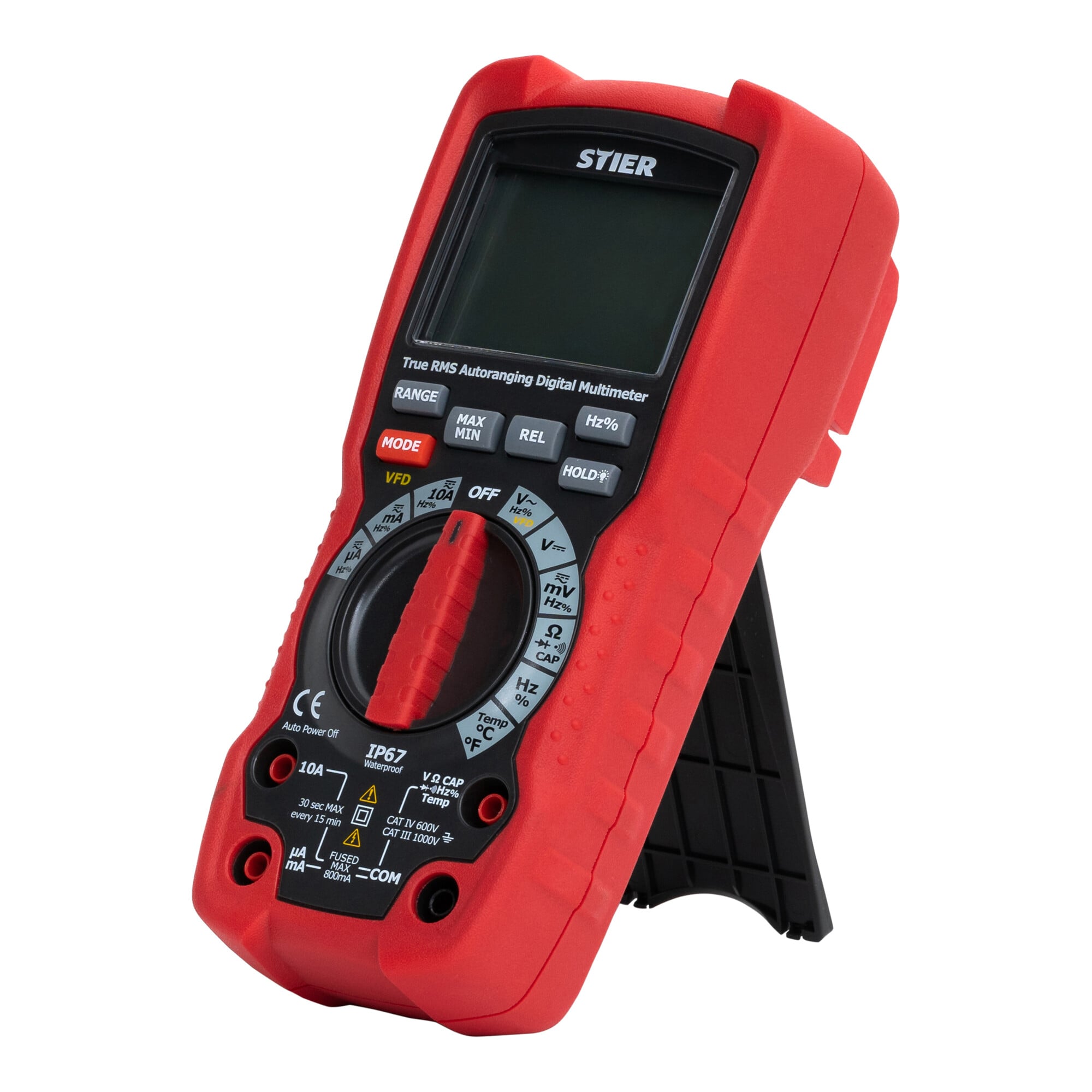 STIER professional digital multimeter 0.01mV - 1000V AC/DC waterproof CAT III 1000V