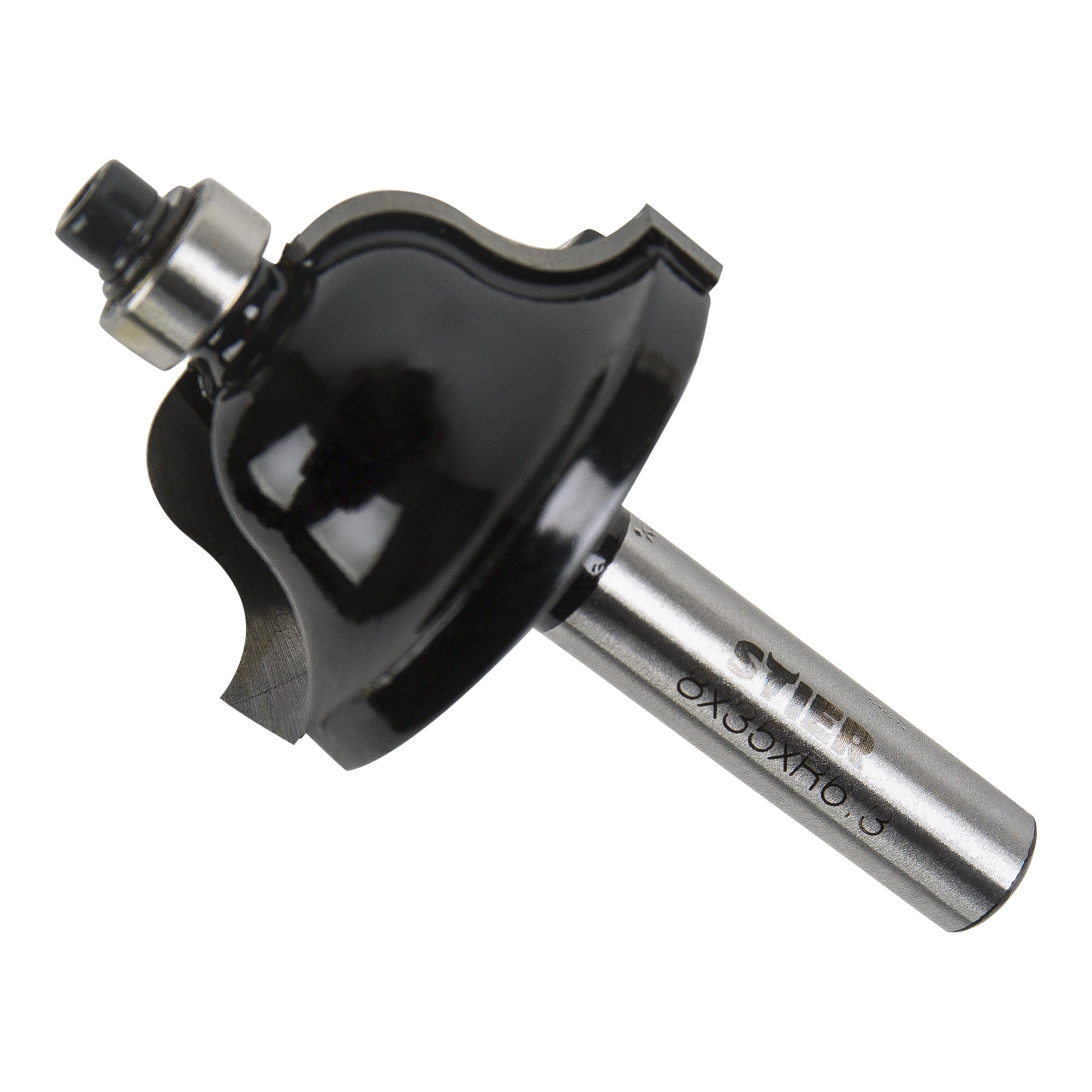 STIER profile milling cutter with ball bearing HM (HW) Ø 35 mm shank Ø 8 mm