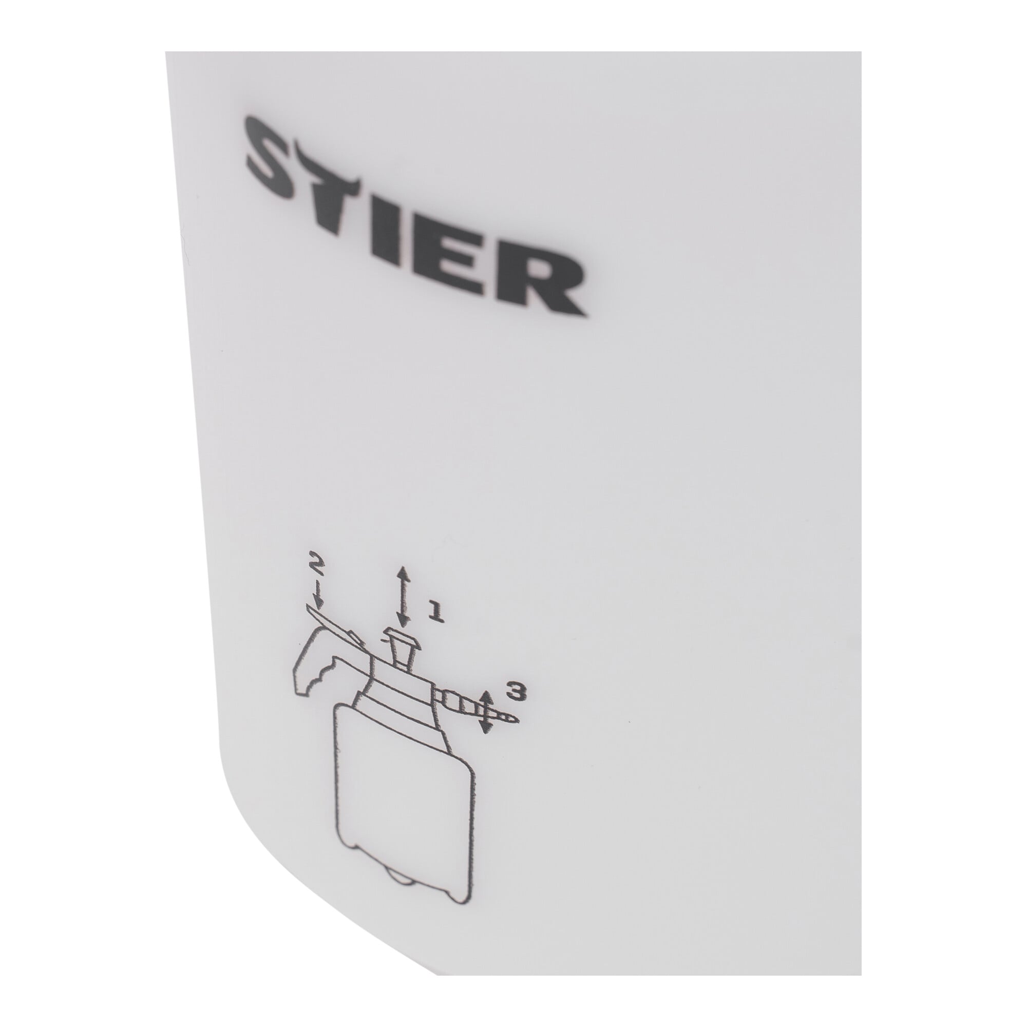 STIER pump spray bottle for cleaner or water 1 L unlabeled empty