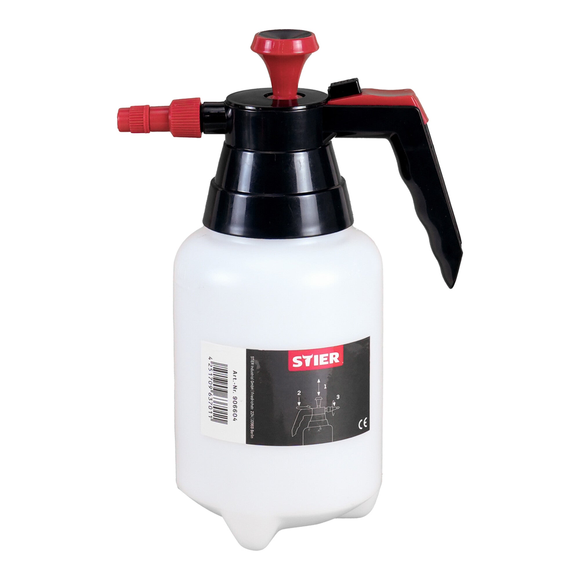 STIER Pumpsprühflasche für Bremsenreiniger mit Viton-Dichtung 1 L