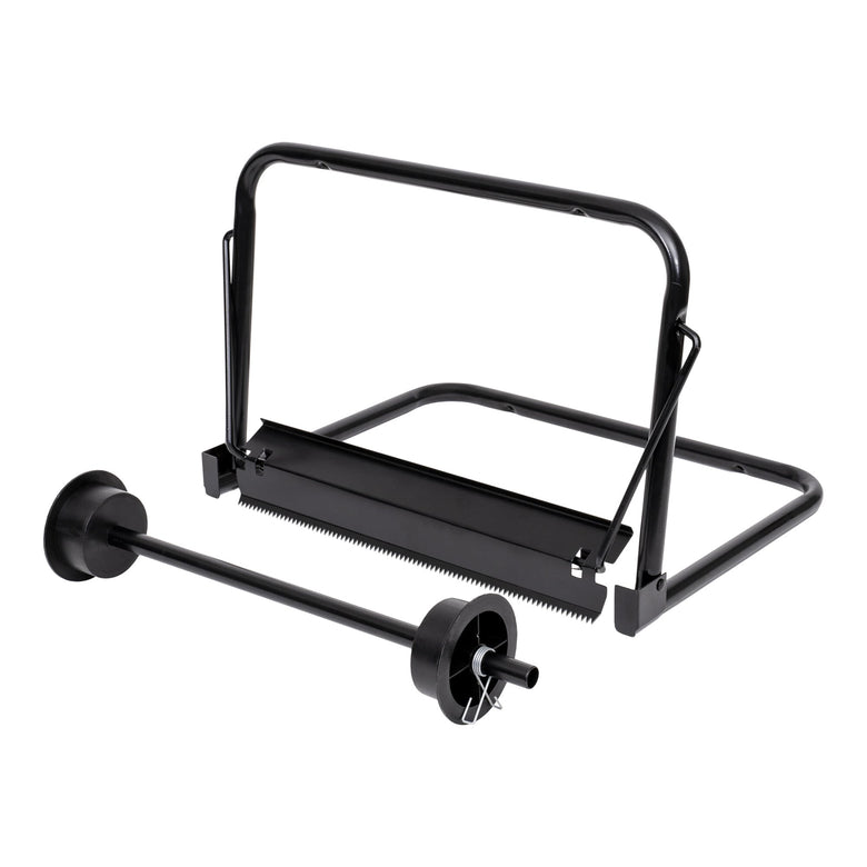 STIER cleaning paper roll wall holder LxH 440x300mm with robust tear-off rail