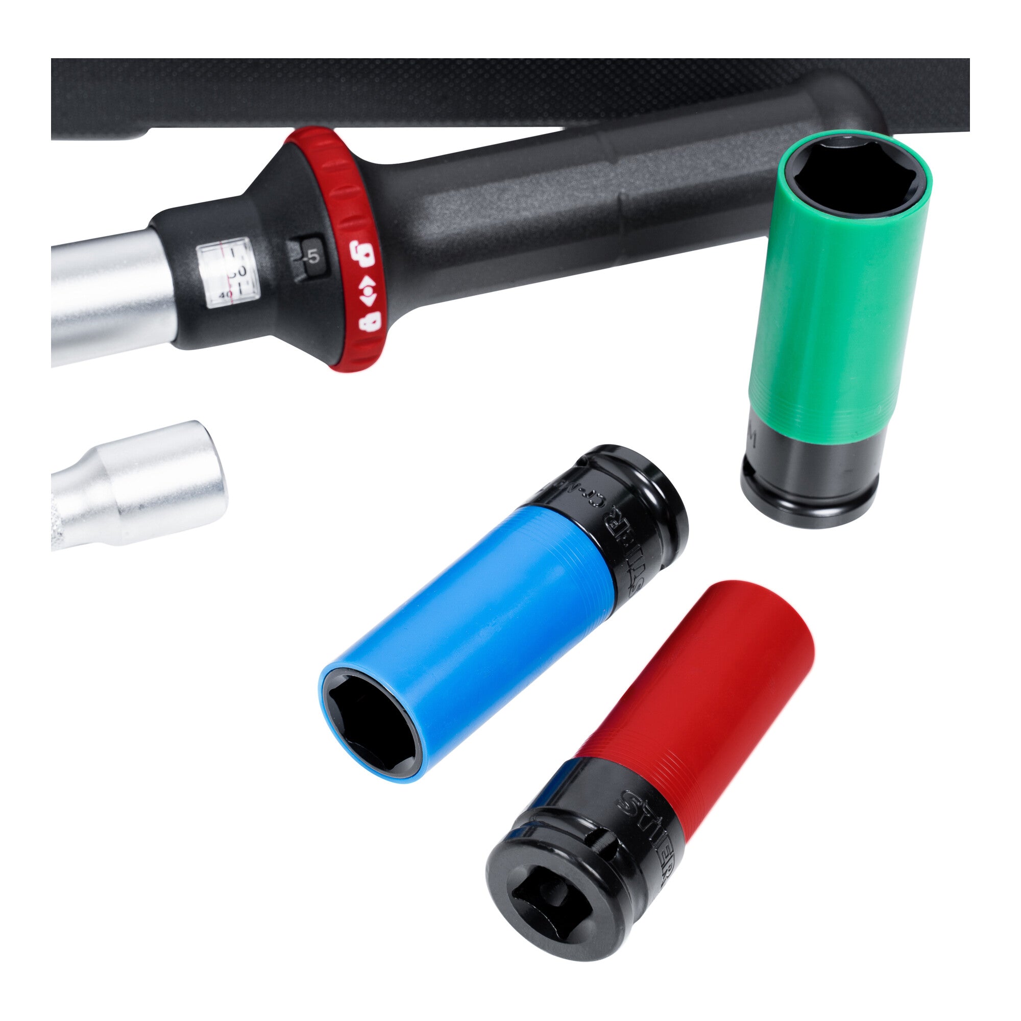 STIER wheel assembly set 1/2 inch 40 - 200 Nm 5-piece