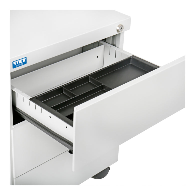 STIER mobile container with 3 drawers 550x390x590mm
