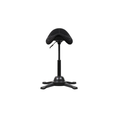 STIER Sattelhocker mit Sitzmulde Sitzhöhe 480-660mm schwarz