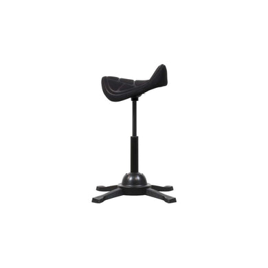 STIER Sattelhocker mit Sitzmulde Sitzhöhe 480-660mm schwarz