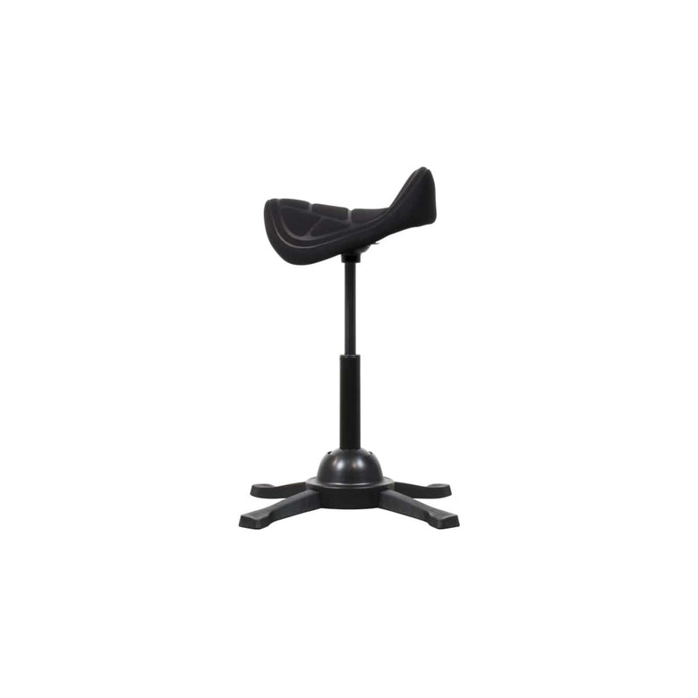 STIER Sattelhocker mit Sitzmulde Sitzhöhe 480-660mm schwarz