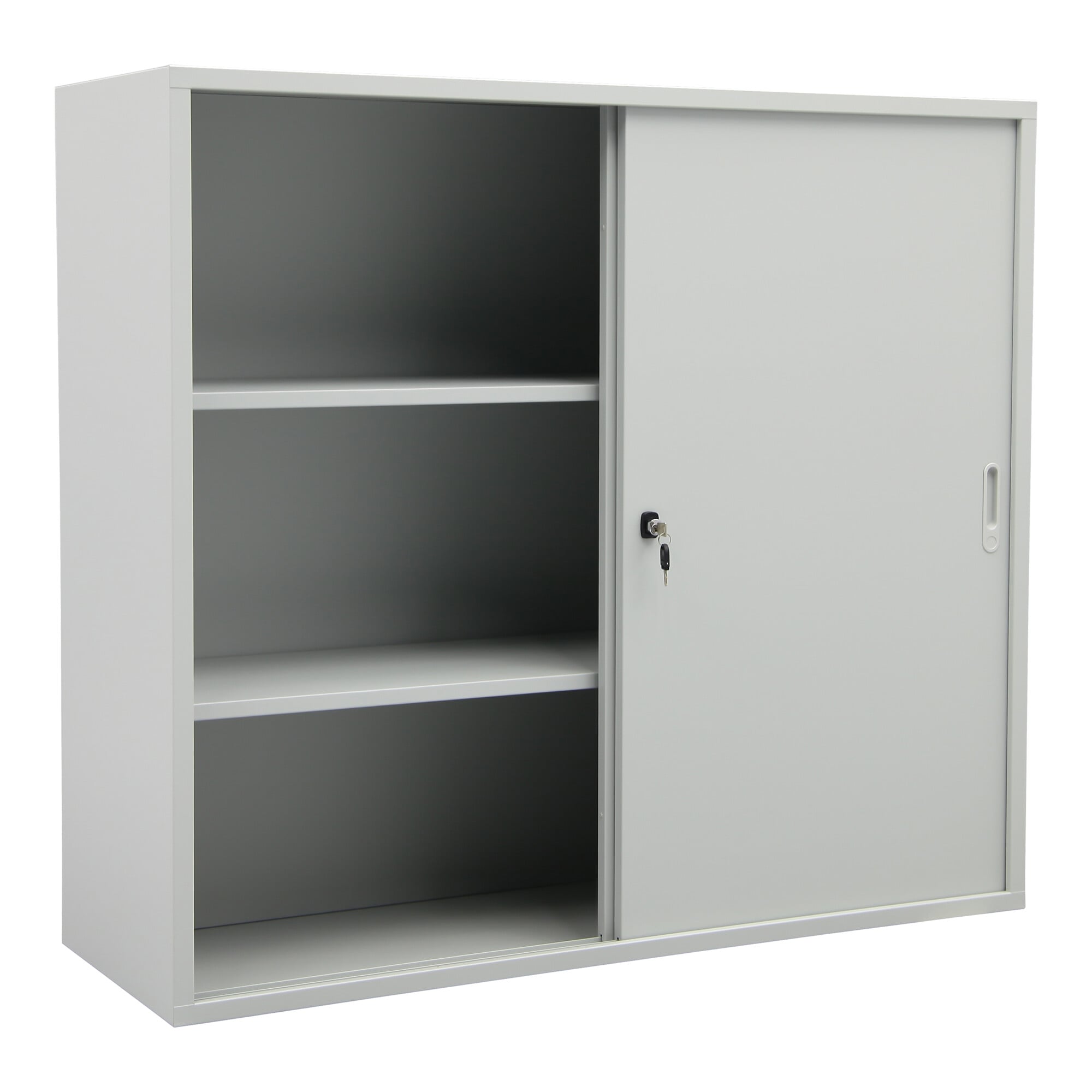 STIER sliding door wardrobe HxWxD 1080x1200x420mm light grey