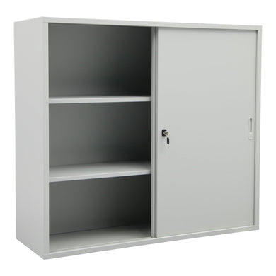 STIER sliding door wardrobe HxWxD 1080x1200x420mm light grey