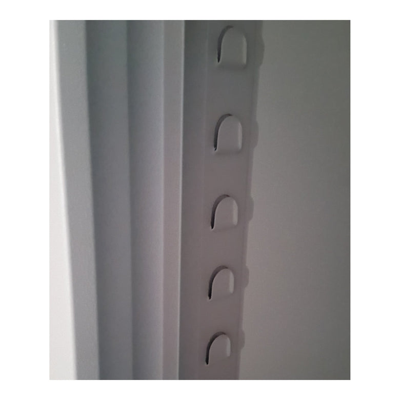 STIER sliding door wardrobe HxWxD 1080x1200x420mm light grey