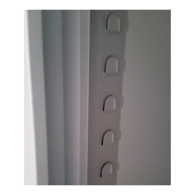 STIER sliding door wardrobe HxWxD 750x1200x420mm light grey