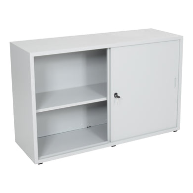 STIER sliding door wardrobe HxWxD 750x1200x420mm light grey