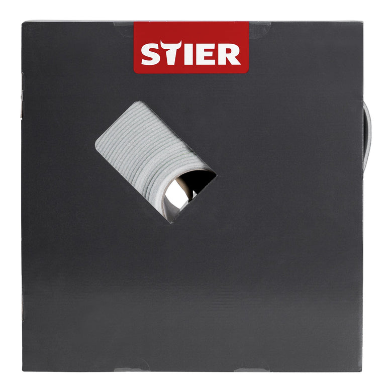 STIER sandpaper on foam backing P180 115x92mm Roll length: 25m Profile