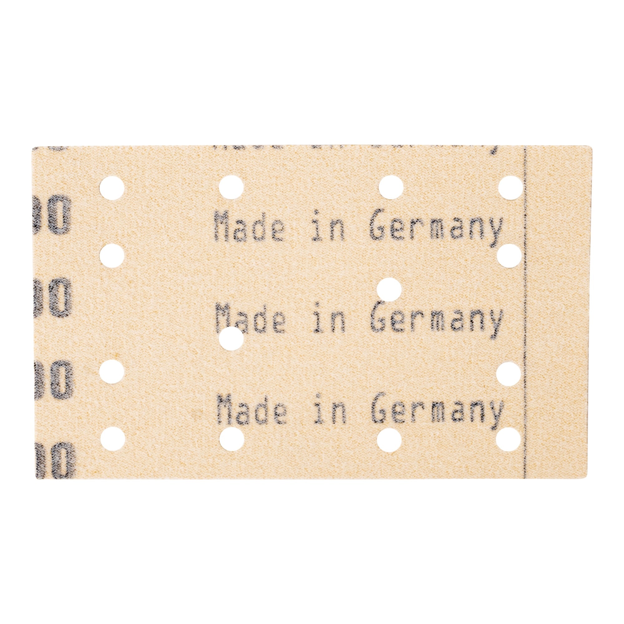 STIER Schleifstreifen Universal 80 x 133 | P120 | 50 Stk. | 14-Loch | Korund | Latexhaltiges stabiles D-Papier