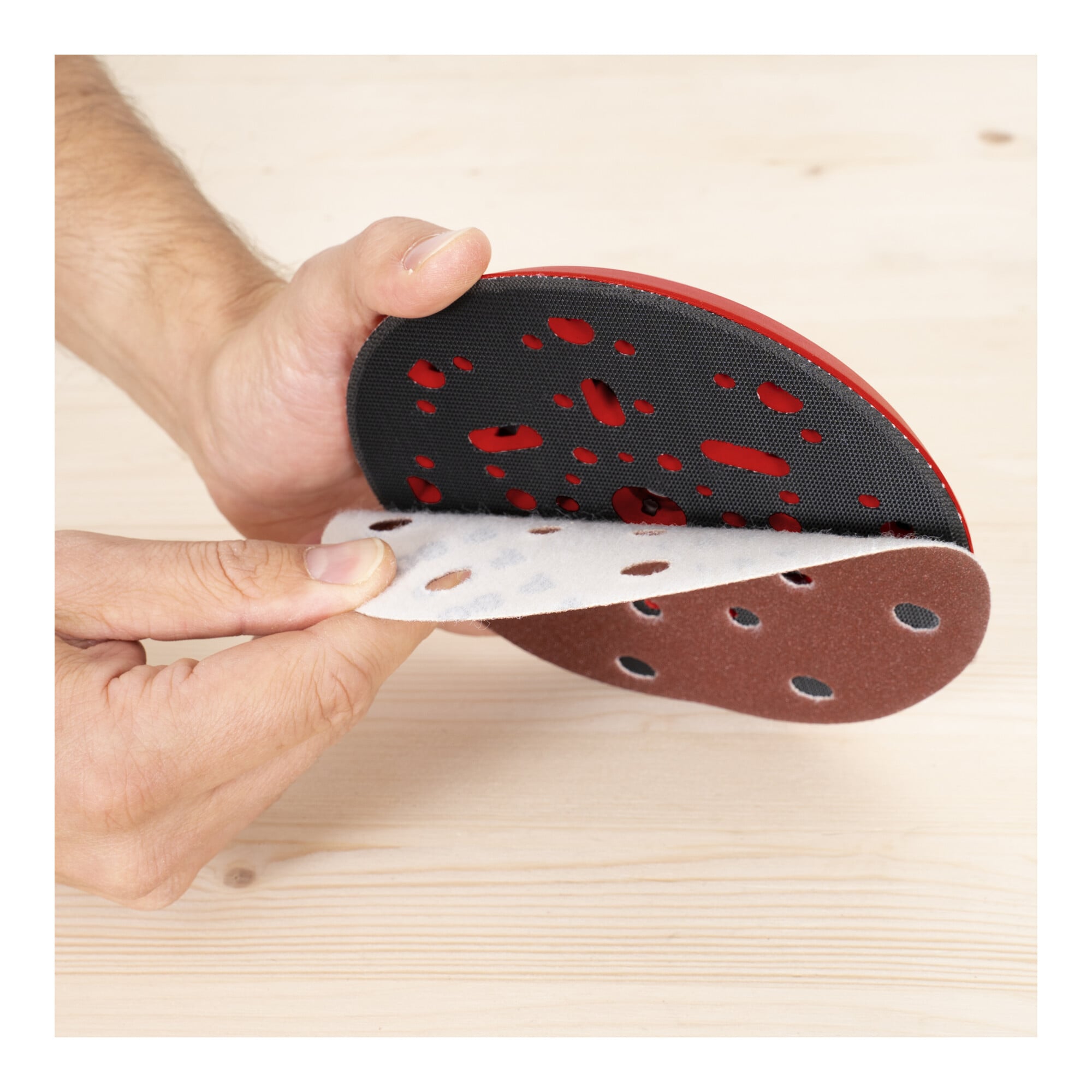 STIER sanding pad backing pad soft D147mm 5/16“ M8 for eccentric sander 150