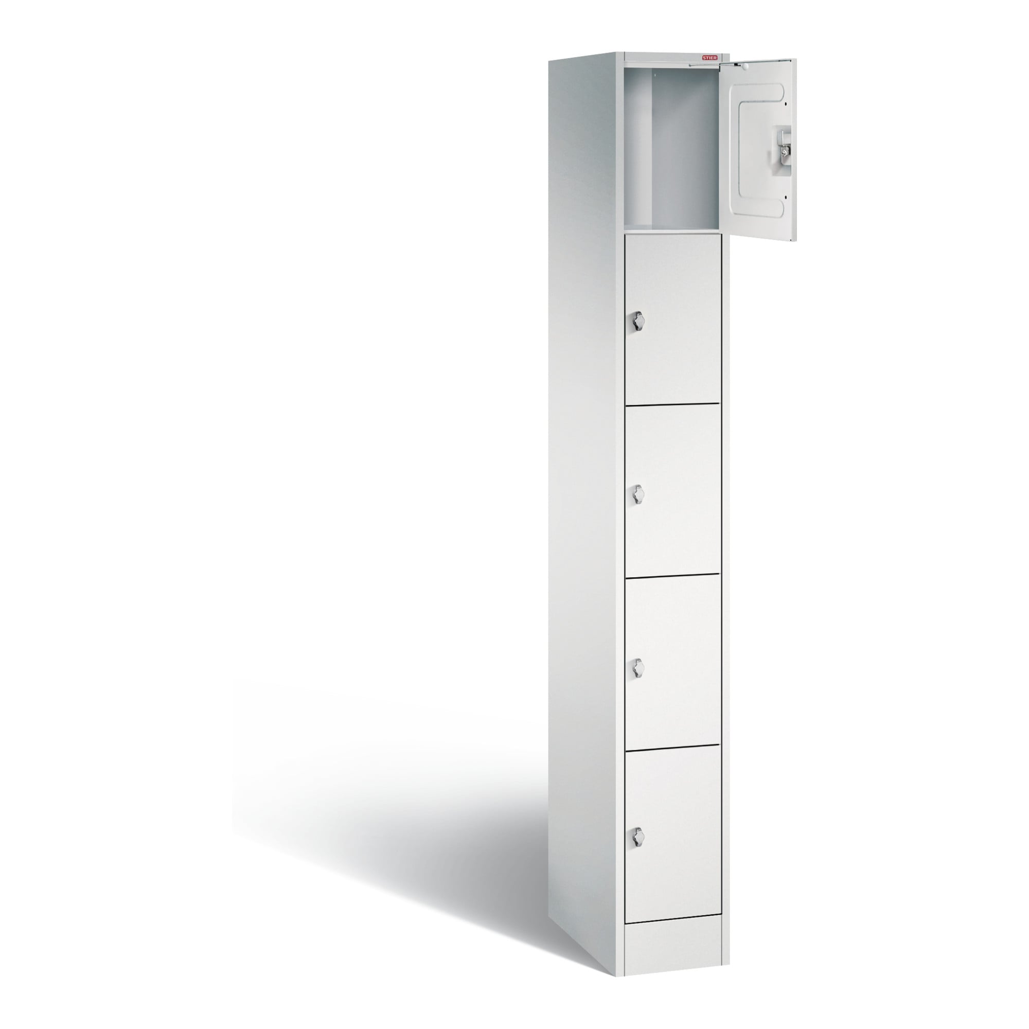 STIER locker cabinet with 5 compartments 1950x240x480mm