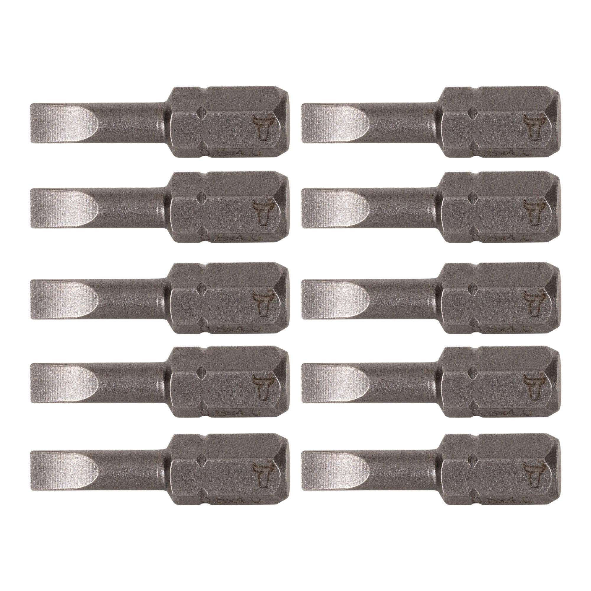 STIER Schlitz-Bit Form C 6,3 Länge 25mm 10er Pack 10 Stk diverse Größen Bit Satz