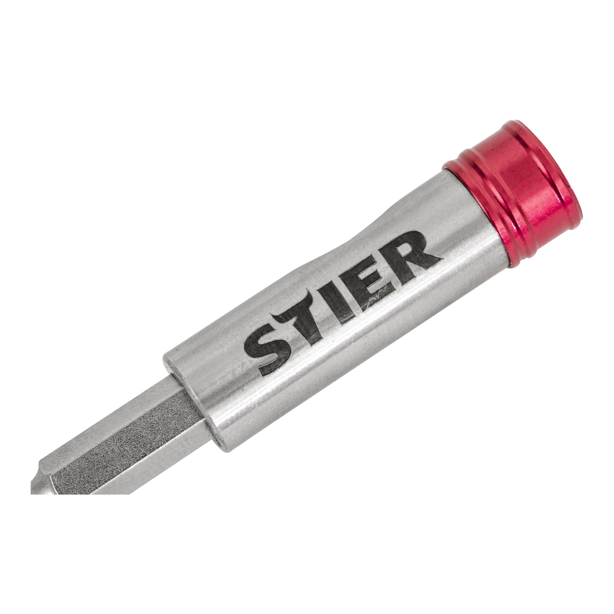 STIER quick-change bit holder 1/4'' magnetic hexagon 65 mm long one-handed