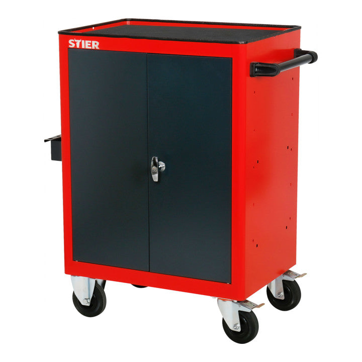 STIER cabinet trolley unequipped with 2 shelves 985x670x470 mm for workshop