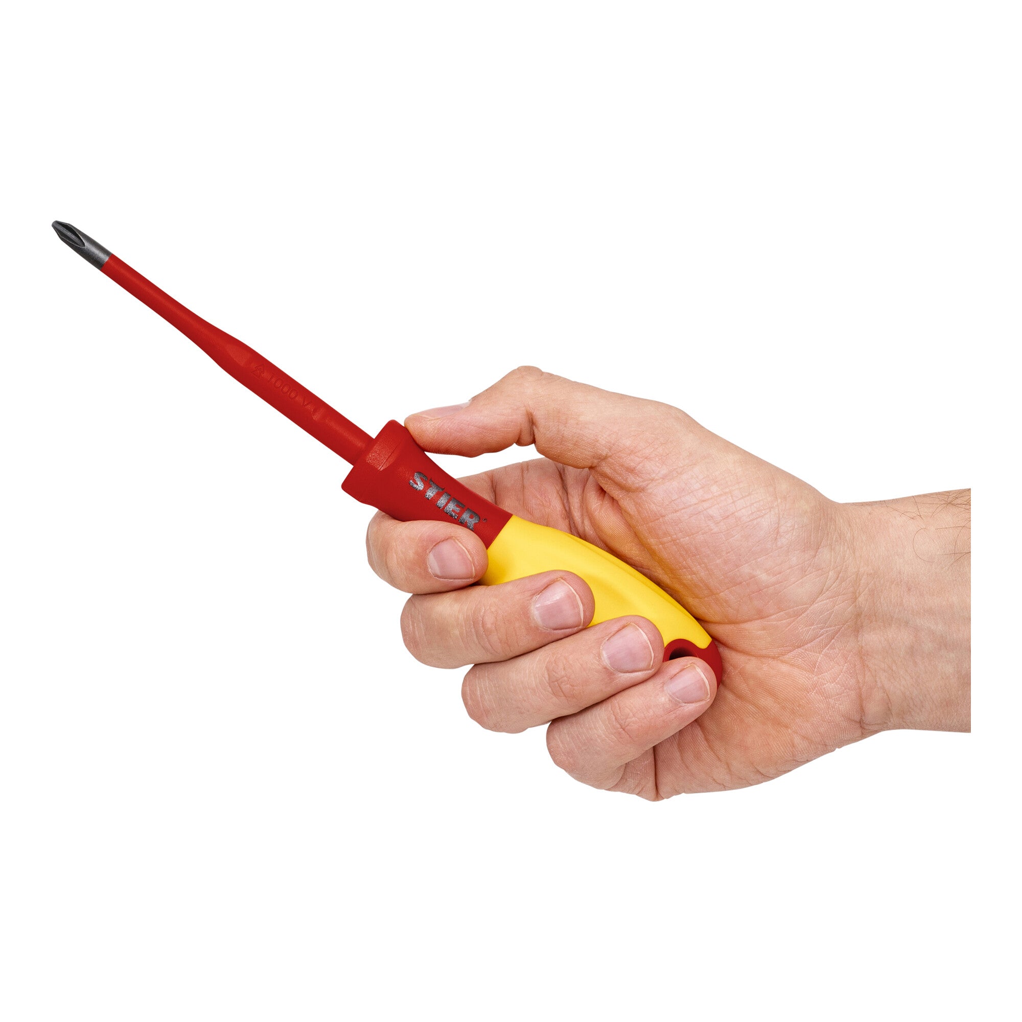 STIER screwdriver set slimVDE+ 9-piece 80 - 125 mm with slotted Phillips