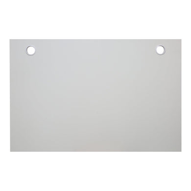 STIER desk top 120x80cm white melamine coated tabletop 25mm thick with